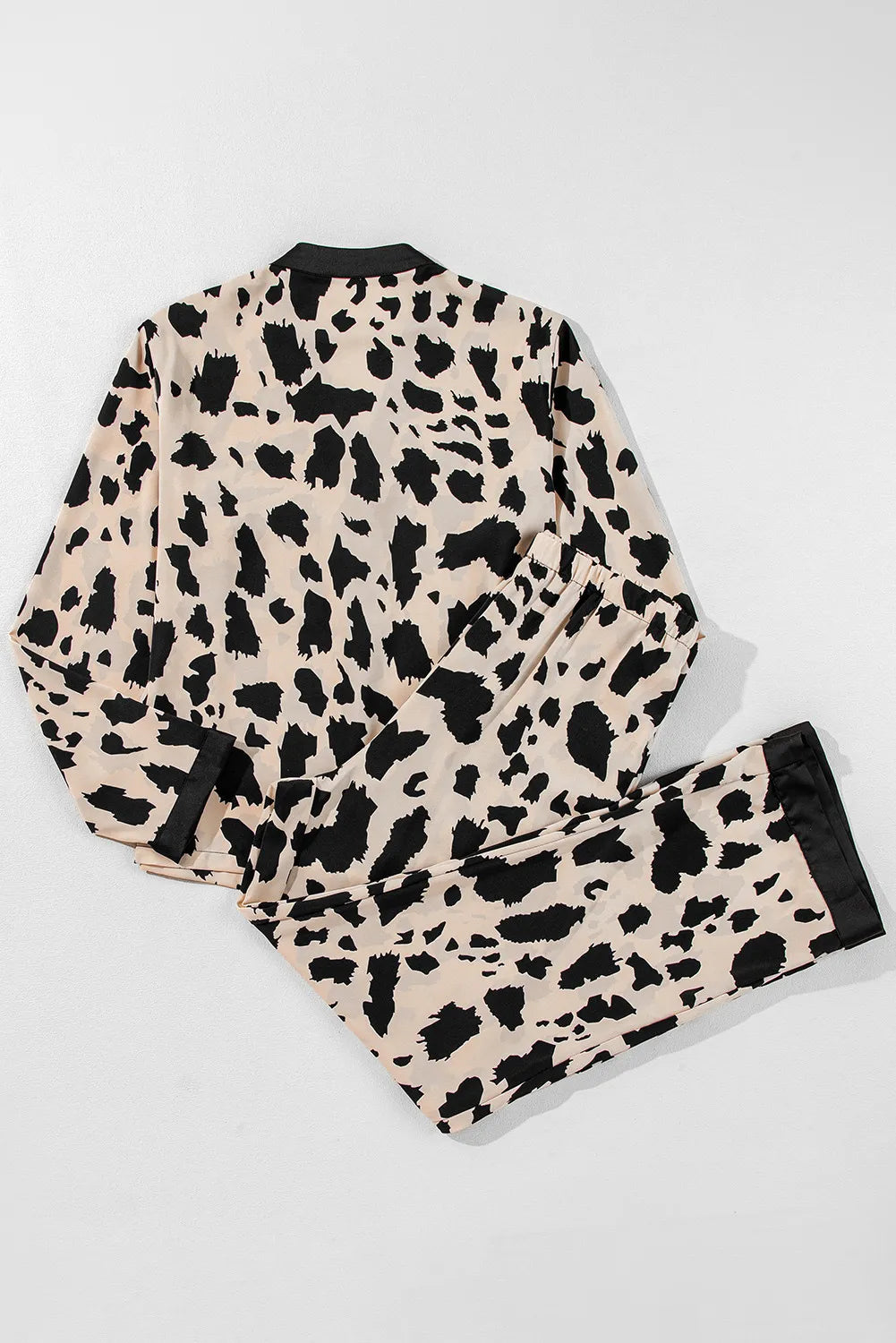 Button Up Long Sleeve Top and Pants Lounge Set - Body By J'ne