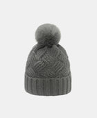 Roll Rim Cable-Knit Hat