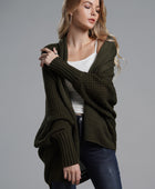 Open Front Batwing Sleeve Cardigan