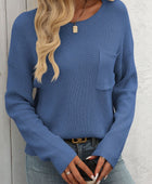 Round Neck Long Sleeve Sweater