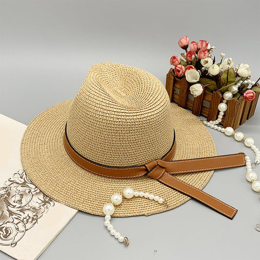 Wide Brim Paper Braided Hat - Body By J'ne