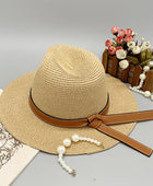 Wide Brim Paper Braided Hat - Body By J'ne