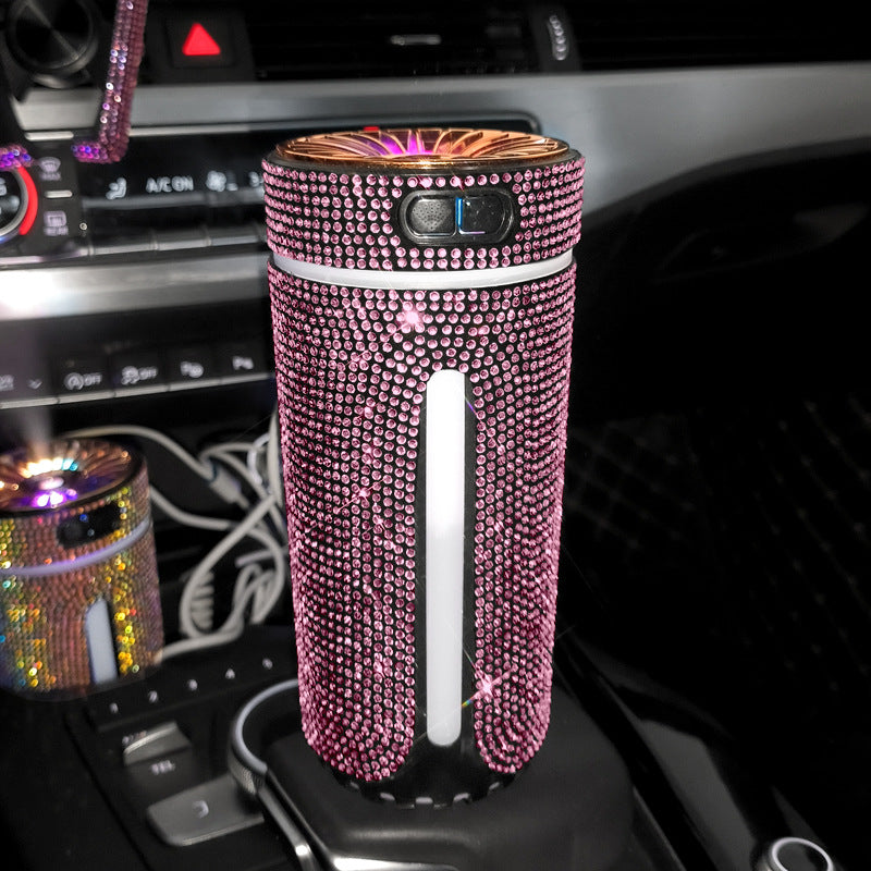 Luxury Diamond Car Humidifier, LED Light Car Diffuser - Body By J'ne