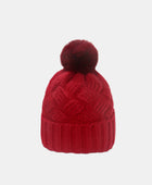 Roll Rim Cable-Knit Hat