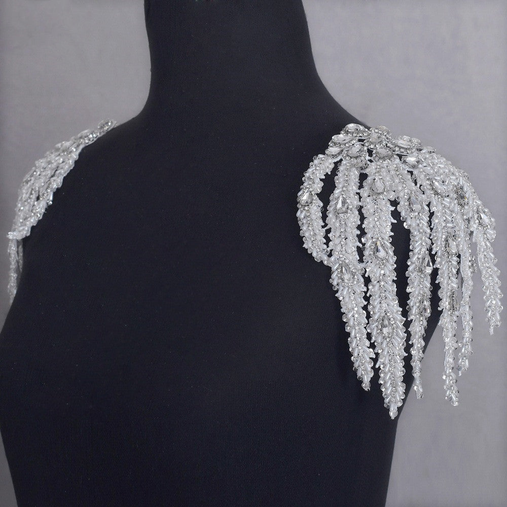 Maple Leaf Tassel Pearl Accessory For Shoulders - Body By J'ne