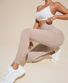 Solid High Rise Active Leggings