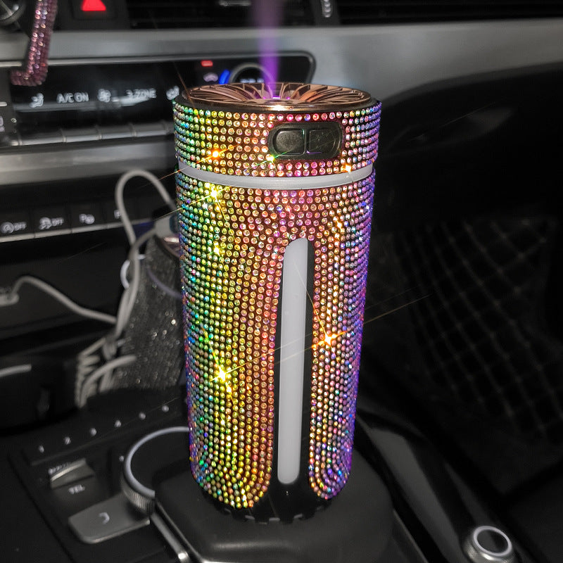 Luxury Diamond Car Humidifier, LED Light Car Diffuser - Body By J'ne