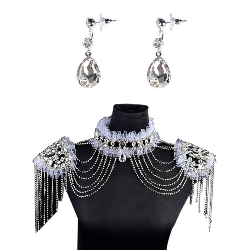 Bride Shoulder Chain Set Chain Wedding Dress Accessories