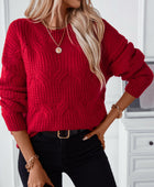 Round Neck Long Sleeve Sweater