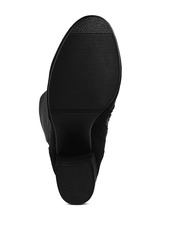 Saloniki Microfiber Calf Boots - Body By J'ne