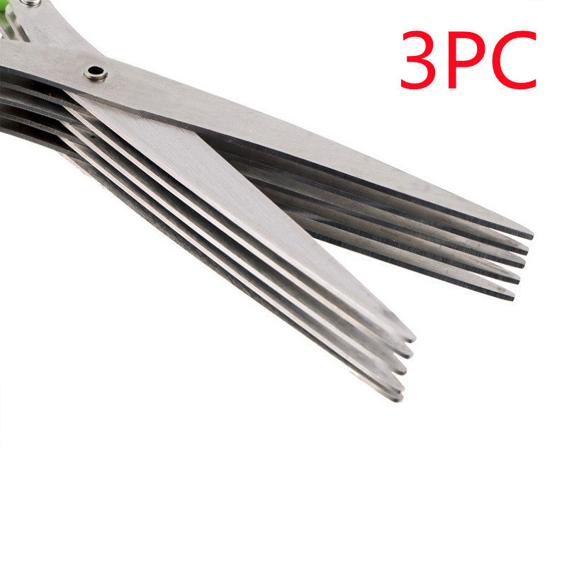 Multi-layer Kitchen Scissors Stainless Steel Cutting Knife