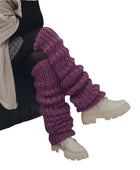 Mohair Long Tube Knitted Bunching Socks