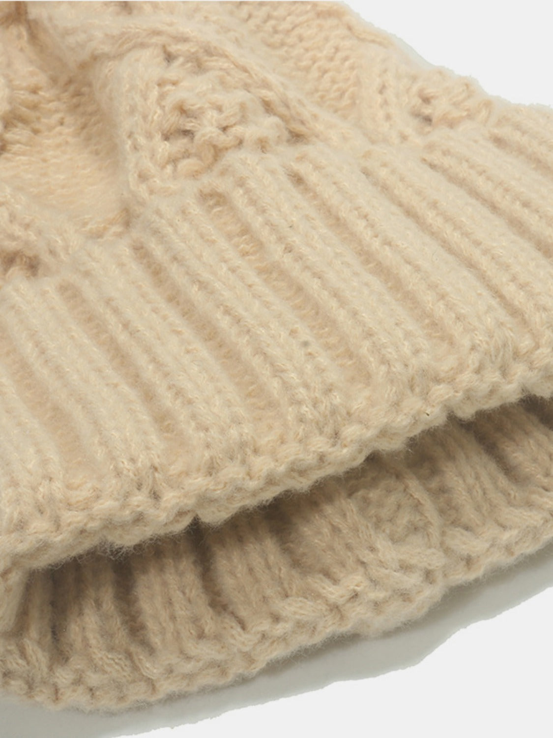 Roll Rim Cable-Knit Hat - Body By J'ne