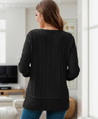 Square Neck Long Sleeve T-Shirt