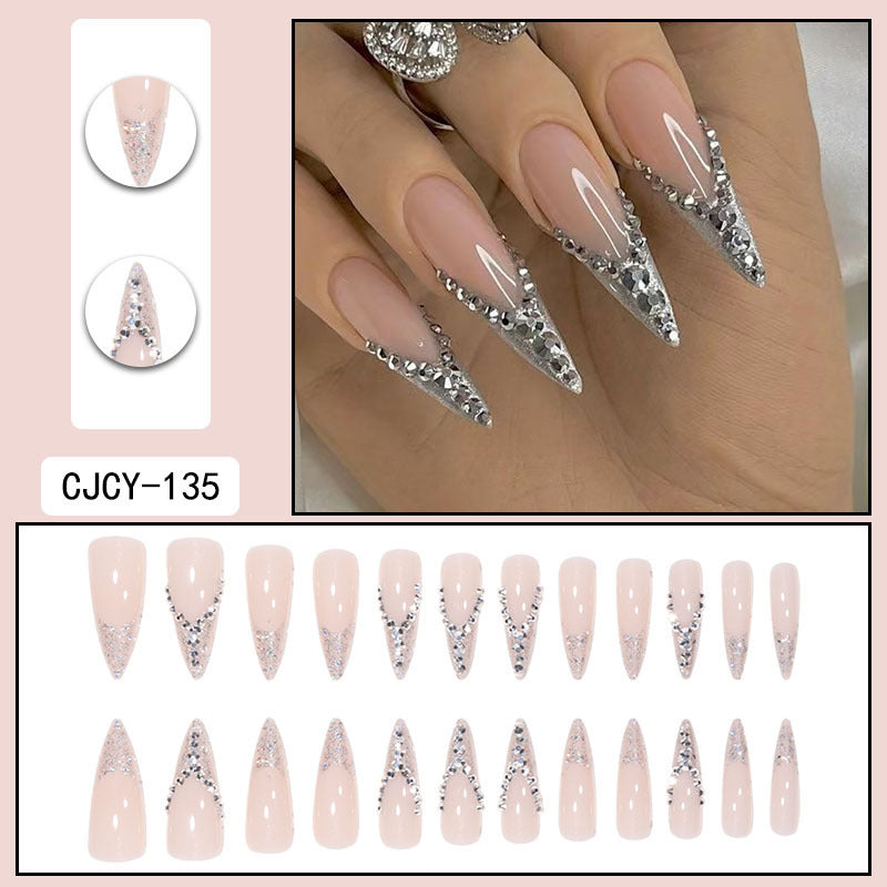 French Diamond Fragments Nails - Body By J'ne