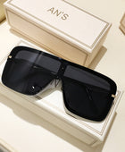 Integrated Large Frame Sunglasses