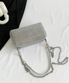 Openwork Crossbody Bag with Removable Strap