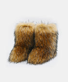 Thermal Fuzzy Platform Boots