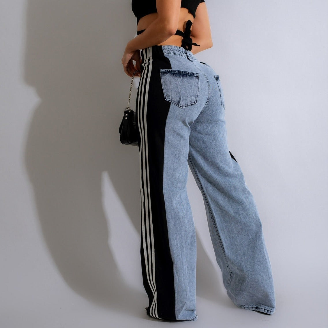 High Waist Straight Leg Trousers - Body By J'ne