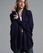 Open Front Batwing Sleeve Cardigan