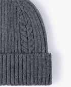 Cable-Knit Cuff Beanie