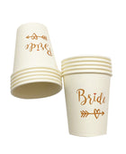 Vaso de papel desechable para fiesta de bodas