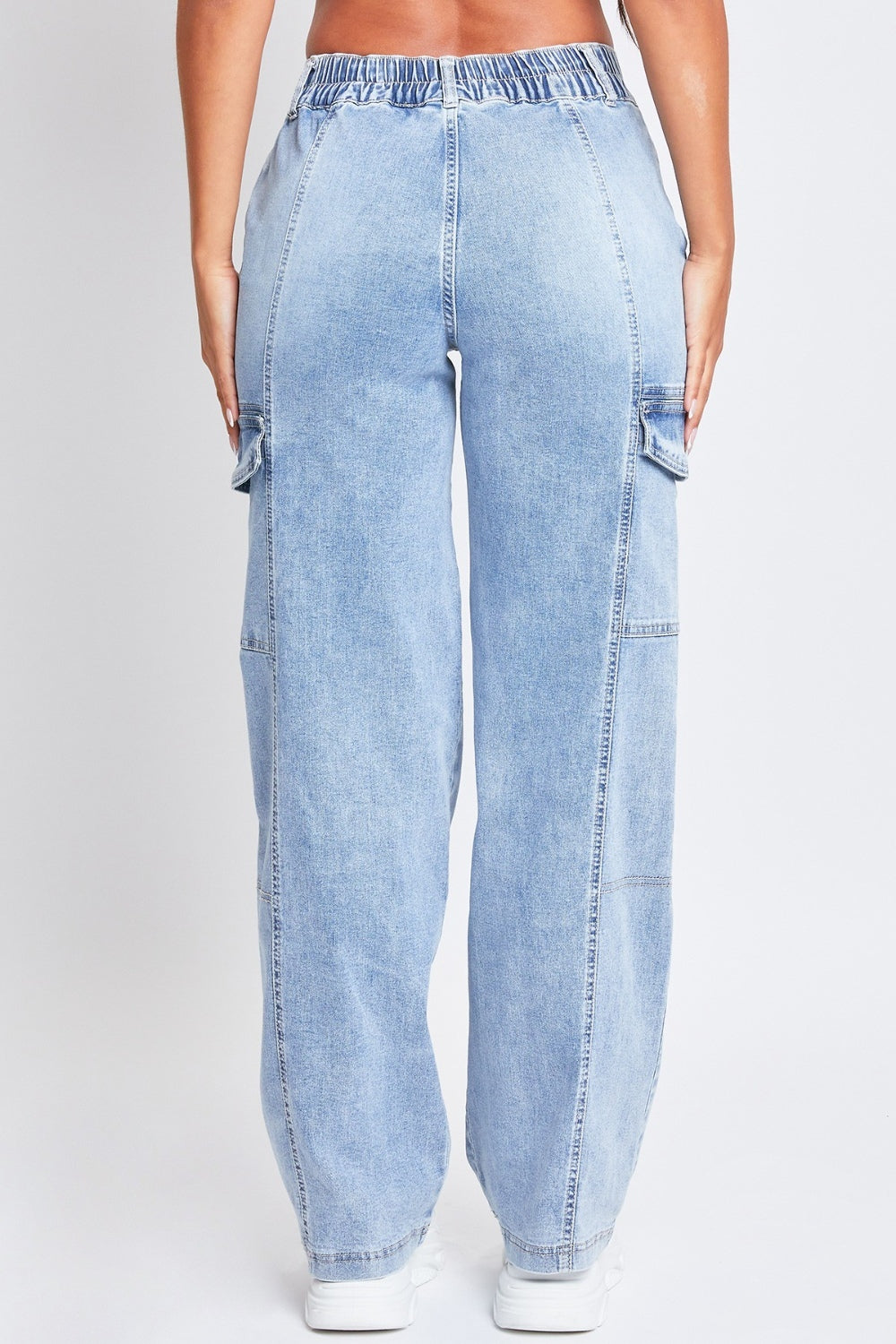 High-Rise Straight Cargo Jeans - Body By J'ne