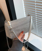 Openwork Crossbody Bag with Removable Strap