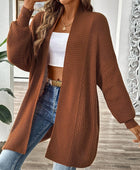 Open Front Long Sleeve Cardigan