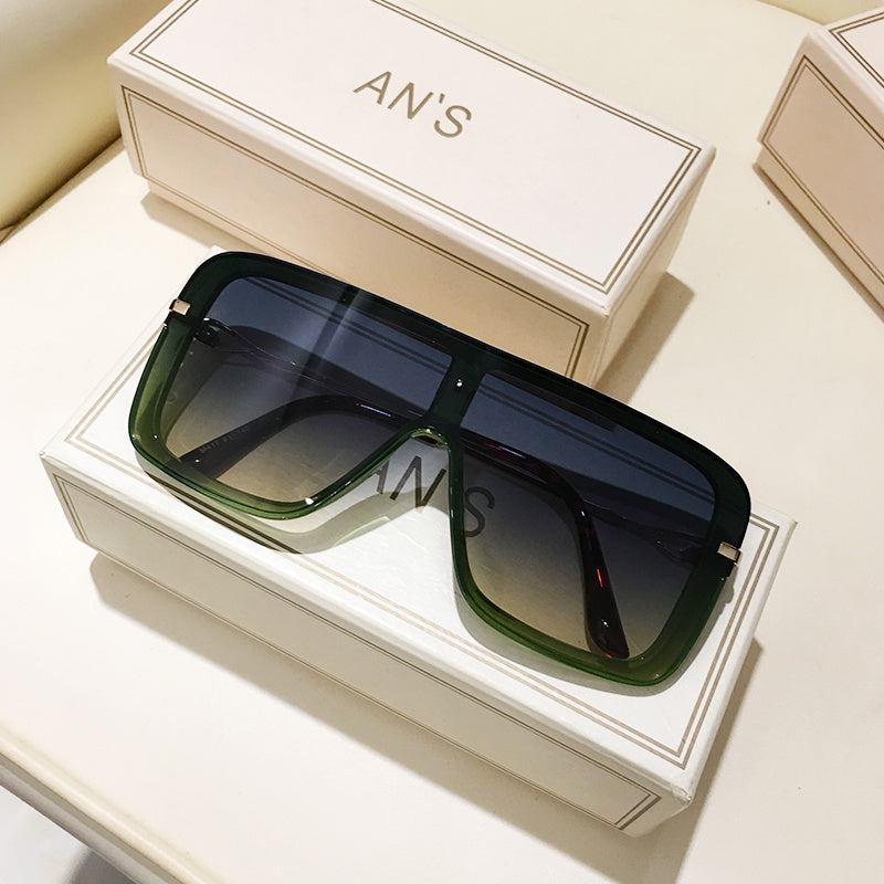 Integrated Large Frame Sunglasses - Body By J'ne