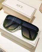 Integrated Large Frame Sunglasses