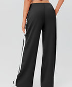 Side Striped Wide Leg Pants