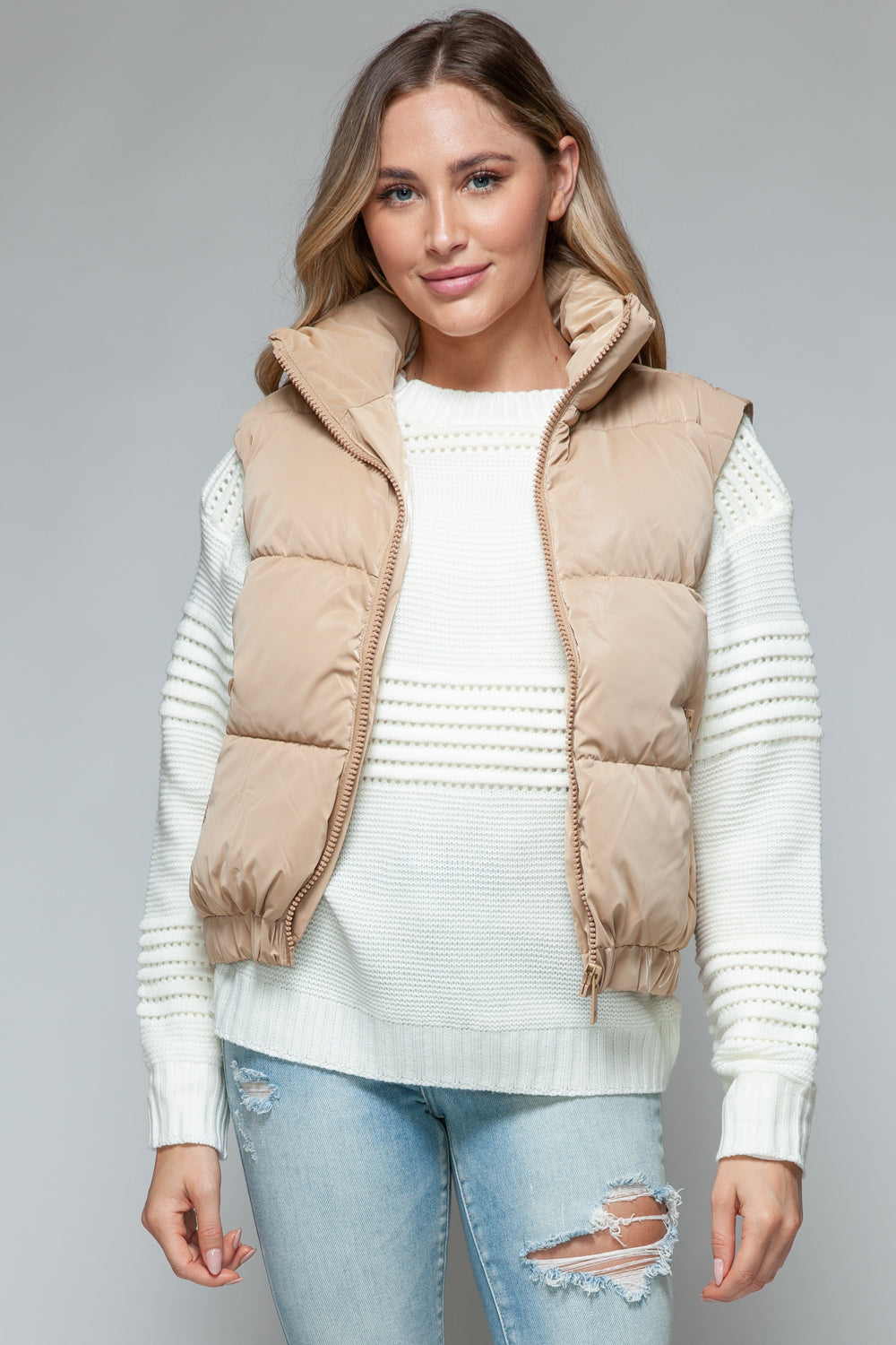 Snobbish Fine Fur Lining Quilted Vest - Body By J'ne