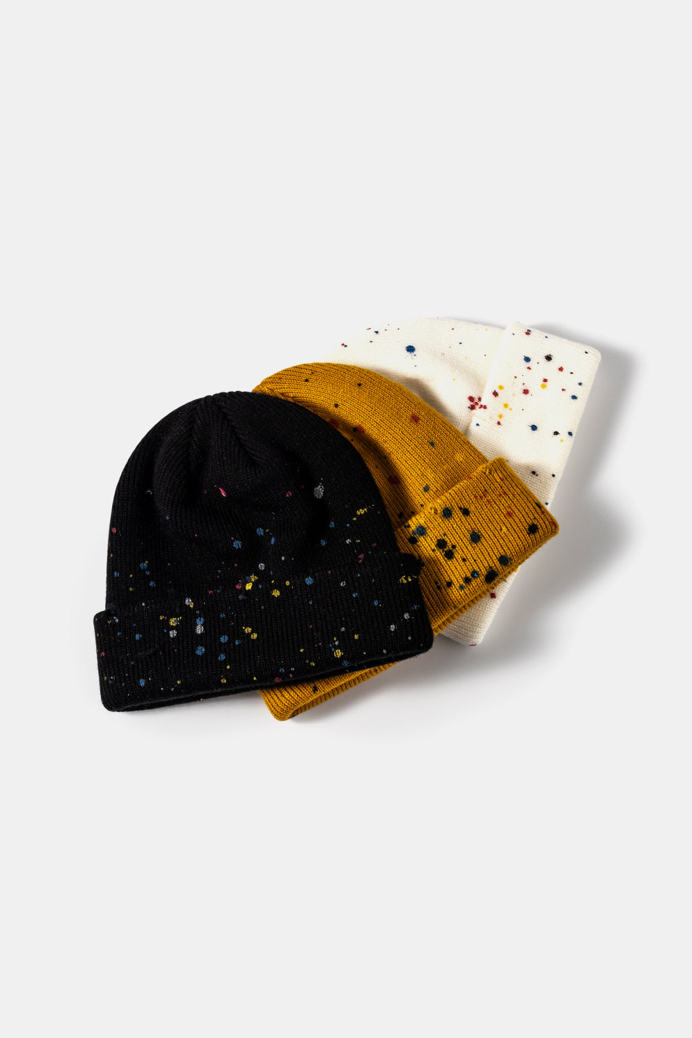Confetti Rib-Knit Cuff Beanie - Body By J'ne