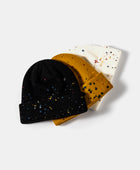 Confetti Rib-Knit Cuff Beanie