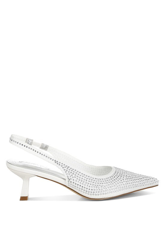 Julep Flyknit Rhinestone Slingback Sandals - Body By J'ne