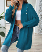 Open Front Long Sleeve Cardigan