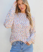 Round Neck Long Sleeve Sweater