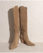 CLARA-KNEE HIGH WESTERN BOOTS