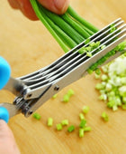 Multi-layer Kitchen Scissors Stainless Steel Cutting Knife