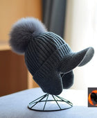 Women's Knitted Earlap Woolen Hat