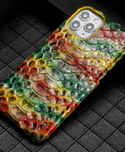 Male Python Leather High-end Luxury Business Phone Case - Body By J'ne