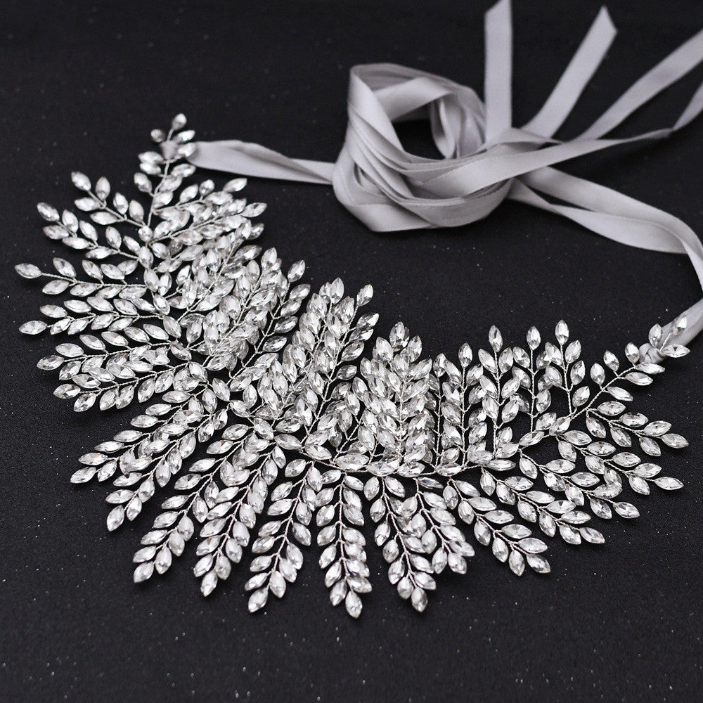 Handmade Waist Seal Belt Rhinestone