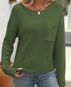 Round Neck Long Sleeve Sweater