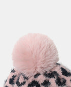 Leopard Hat with Pompom