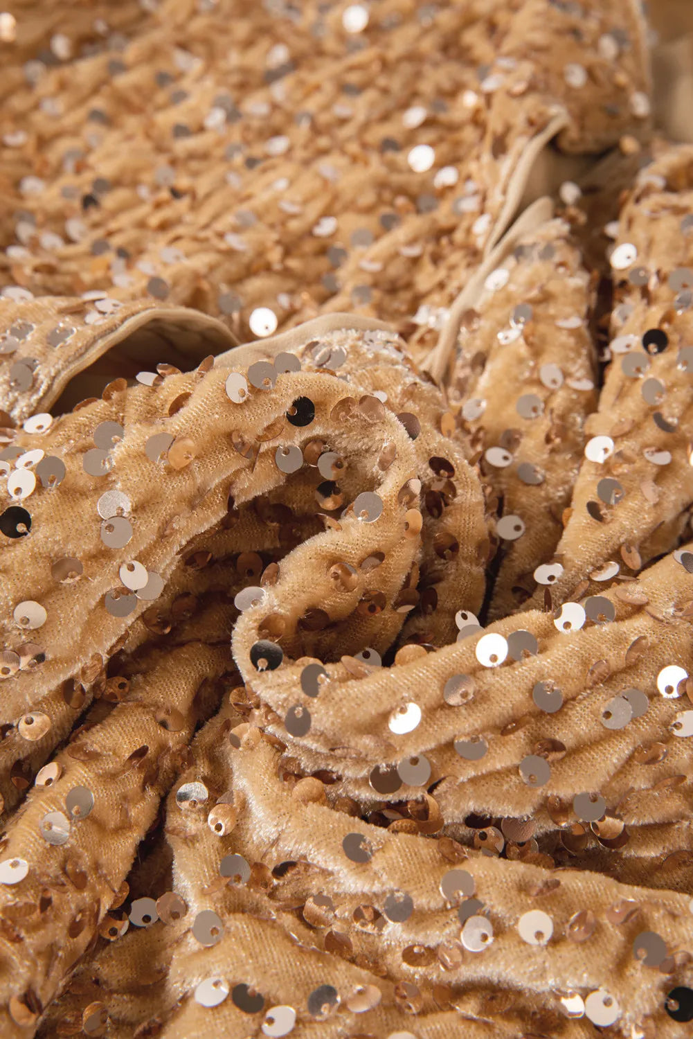 Sequin Open Front Long Sleeve Jacket - Body By J'ne