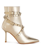 Jaunts Eyelets & Studs Harness Ankle Boots