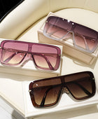 Integrated Large Frame Sunglasses