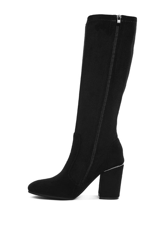 Saloniki Microfiber Calf Boots - Body By J'ne