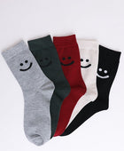 Smiley Face Crew Socks